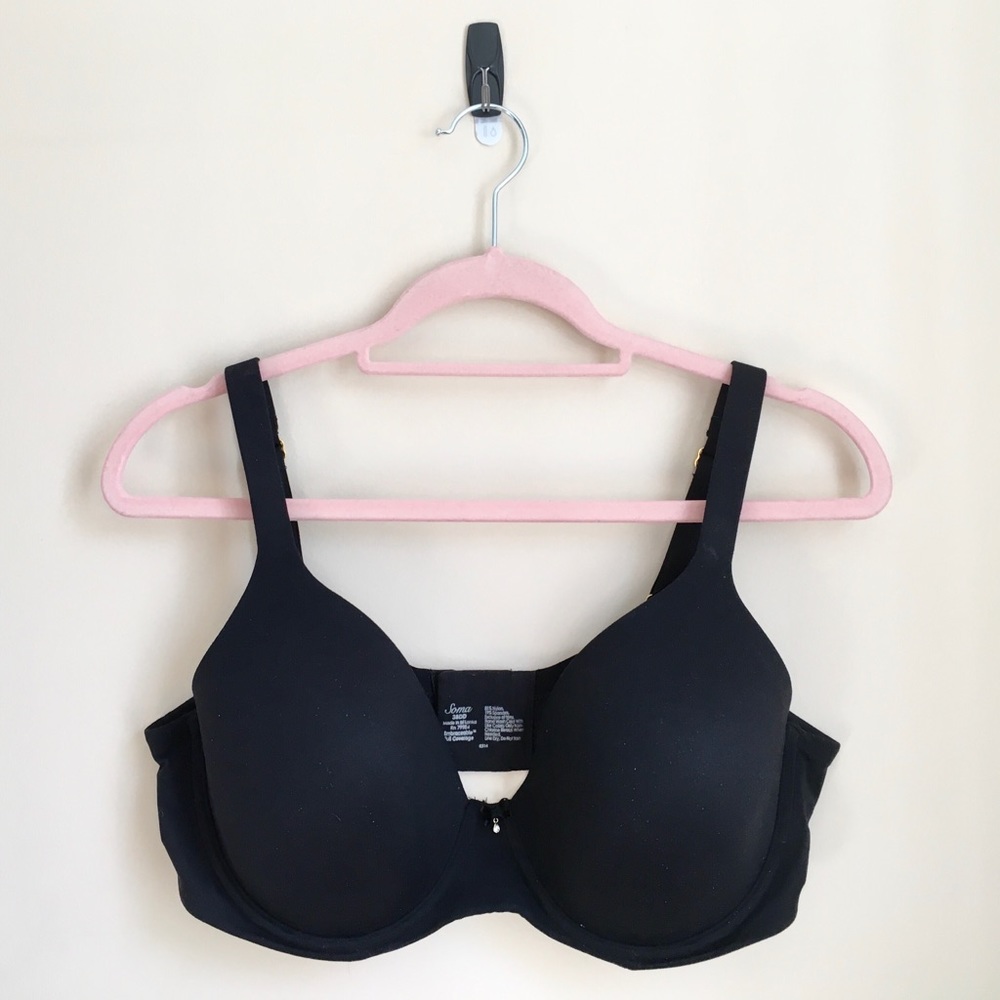 38DD Black Embraceable SomaBra w/Jewel